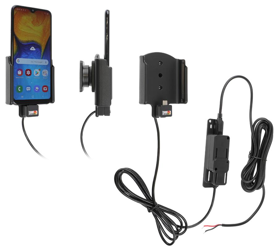 Brodit 727140 Active holder with tilt swivel for fixed installation Samsung Galaxy A20e SM-A202