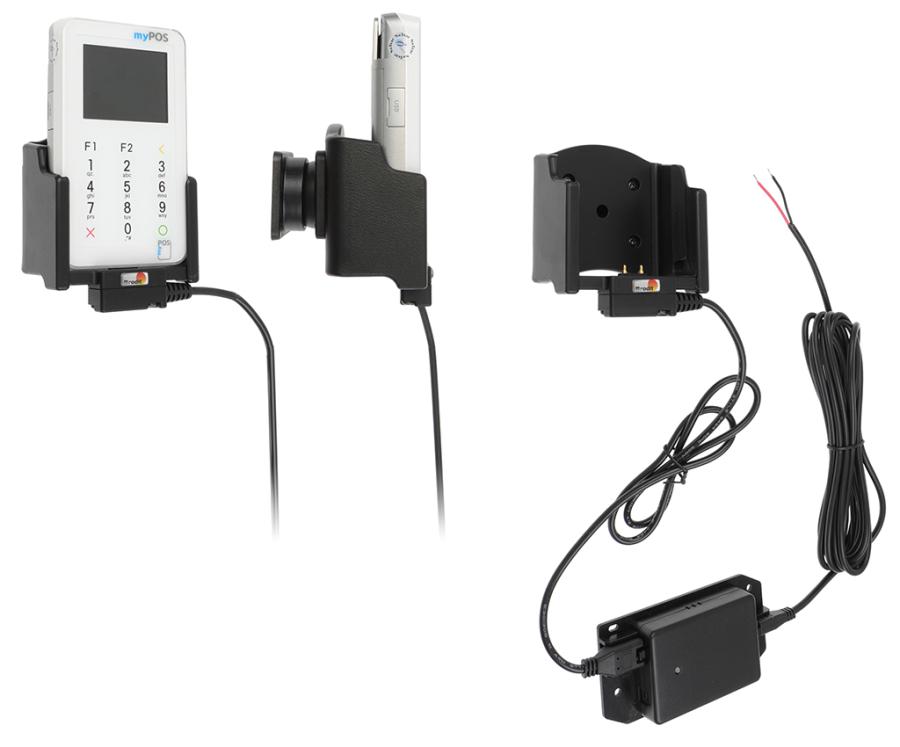 Brodit 713199 Active holder with tilt swivel for fixed installation myPOS Mini