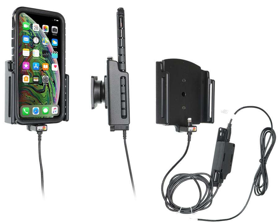 Brodit 727083 Active holder with tilt swivel for fixed installation Apple iPhone 11 Pro Max/Xs Max