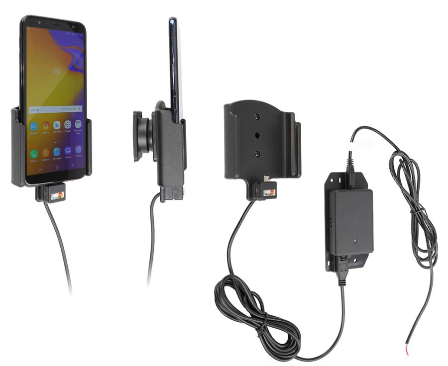 Brodit 713086 Aktiv hållare med kulled för fast installation pogo Samsung Galaxy J4+