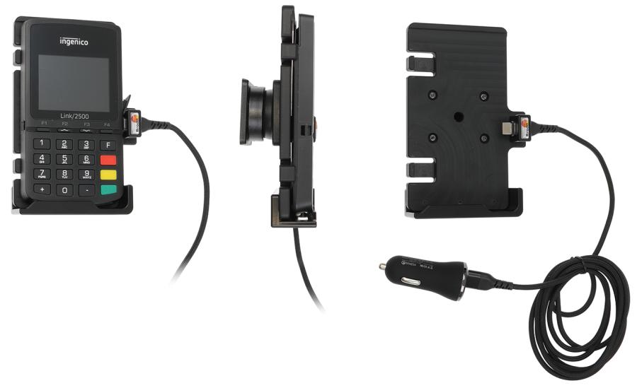 Brodit 721273 Active holder USB-A cig-plug Ingenico Link 2500