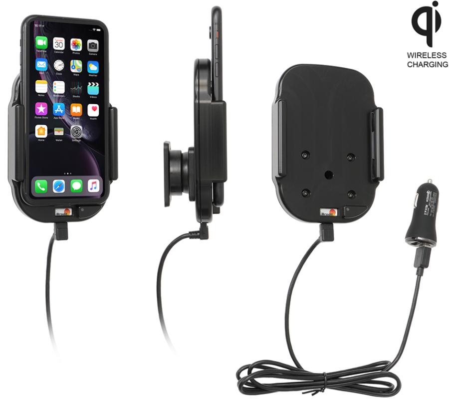 Brodit 718090 Active holder cig-plug Qi wireless Apple iPhone 11/XR