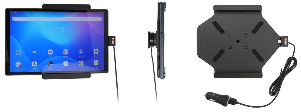 Brodit 721271 Aktiv hållare ciggkontakt Lenovo Tab K10 TB-X6C6F