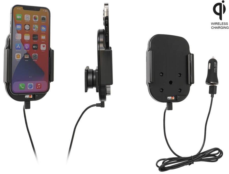 Brodit 718236 Active holder Qi cig-plug Apple iPhone 12 Pro Max