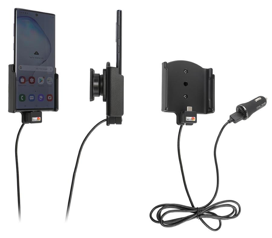 Brodit 721155 Active holder with tilt swivel USB cable and cig-plug adapter Samsung Galaxy Note 10 SM-N970