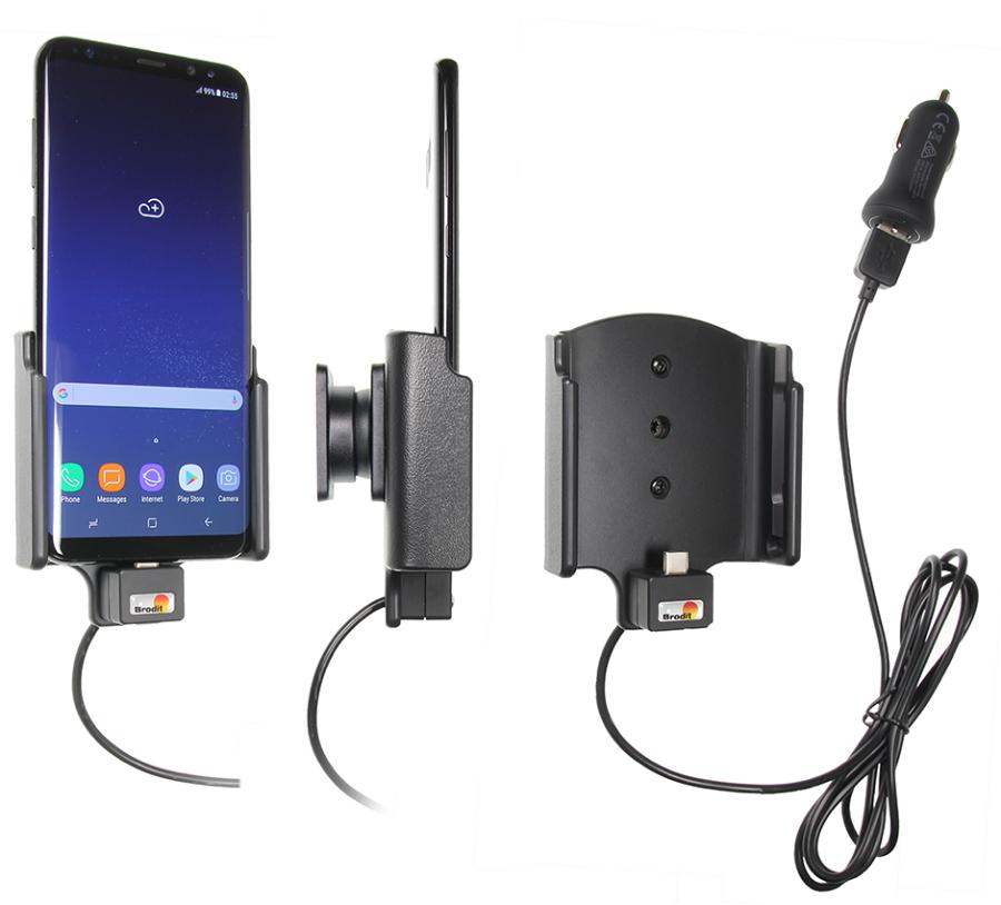 Brodit 521967 Aktiv hållare med kulled USB Samsung Galaxy S8 Plus