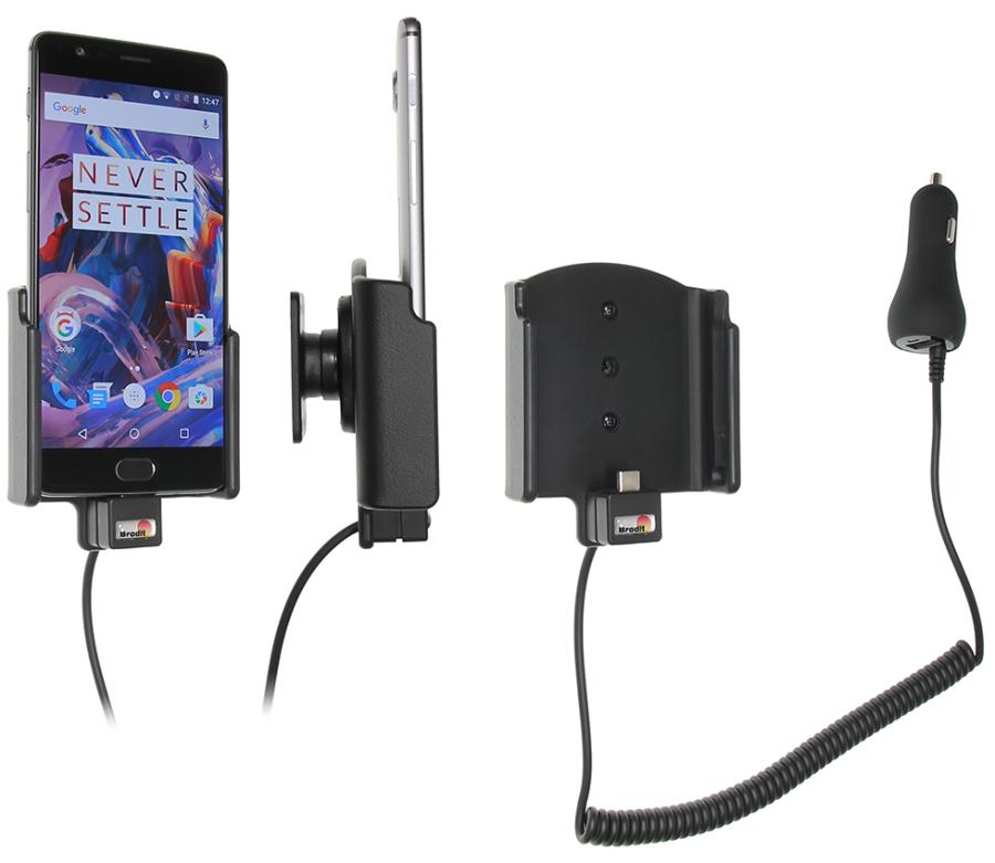 Brodit 512905 Active holder with tilt swivel cig-plug OnePlus 3