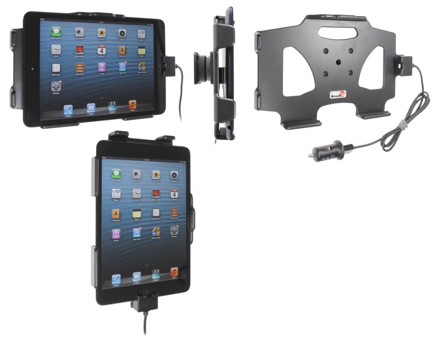 Brodit 521521 Active holder with tilt swivel cig-plug Apple iPad Mini