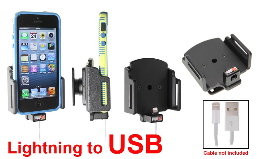 Brodit 514436 Aktiv hållare med kulled org johdolle Apple iPhone 5 5S 5C