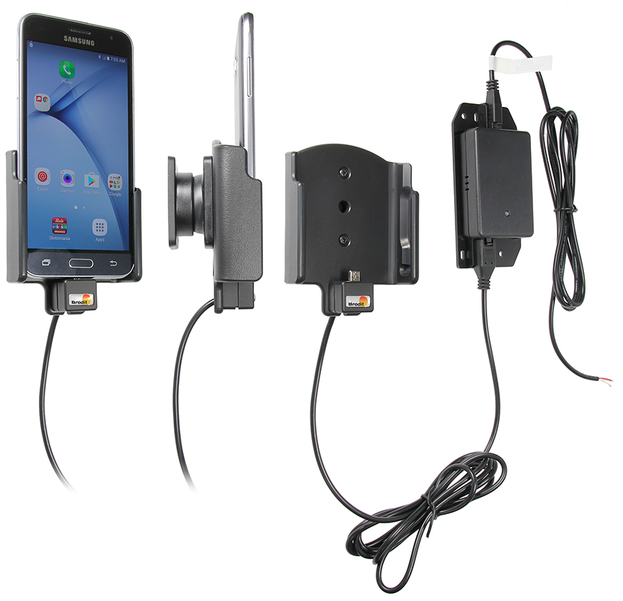 Brodit 513980 Aktiv hållare med kulled för fast installation Samsung Galaxy J3 /J5