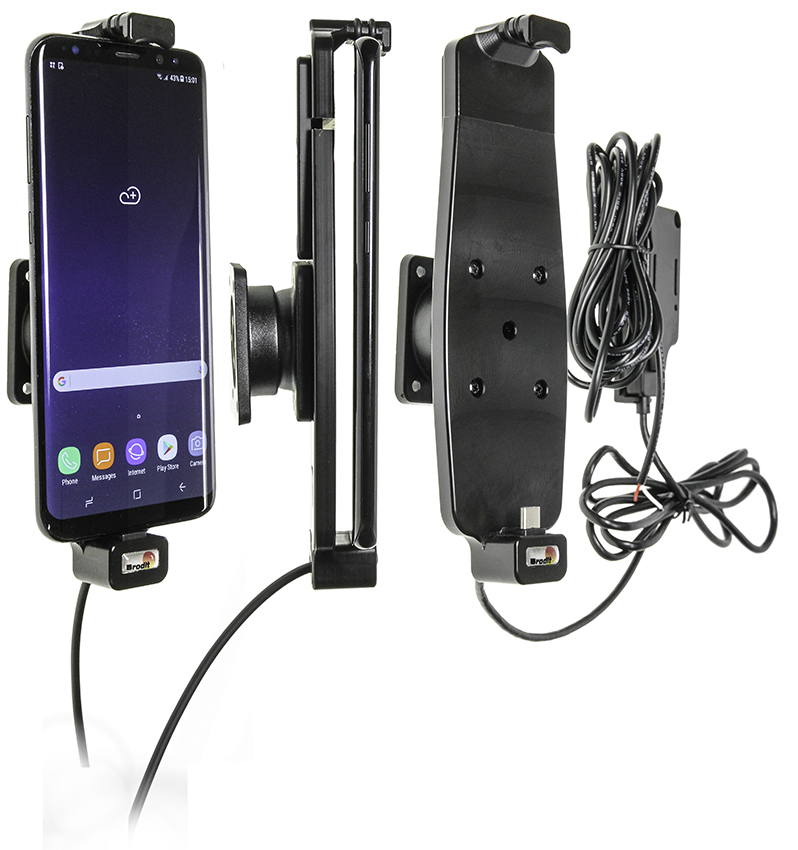 Brodit 527965 Aktiv hållare med kulled för fast installation Samsung Galaxy S8 Plus