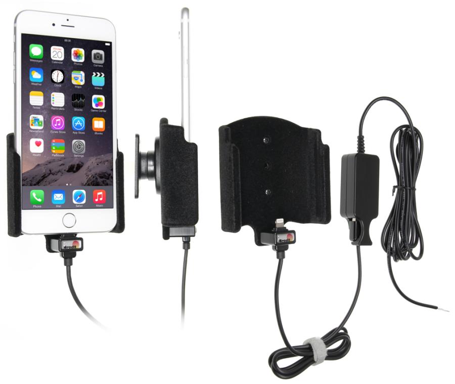 Brodit 527804 Aktiv hållare med kulled för fast installation Apple iPhone 6S/7/8 plus/Xs Max