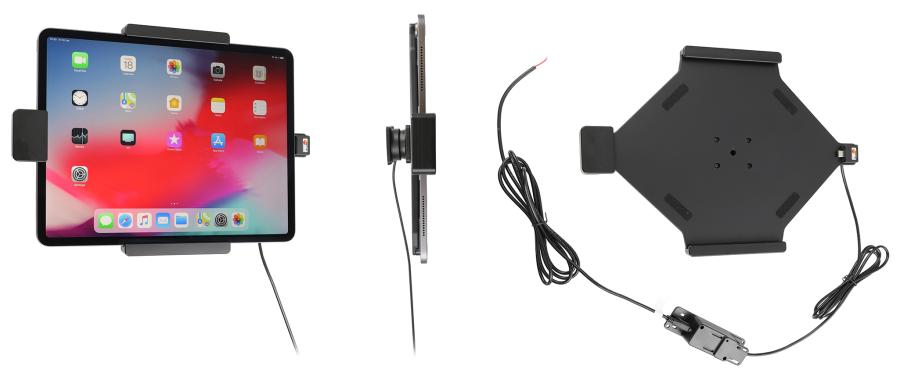 Brodit 747095 Aktiv hållare för fast installation med lås Apple iPad Pro 12,9 2018/2020