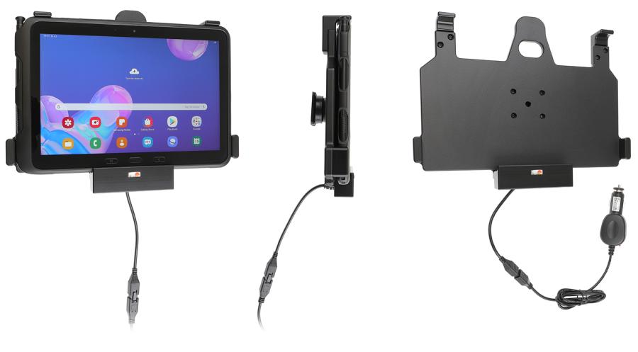 Brodit 712148 Active holder with tilt swivel cig-plug Samsung Galaxy Tab Active Pro T540/T545/