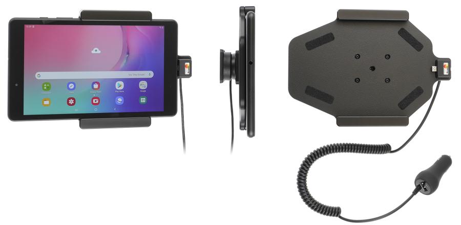 Brodit 712162 Active holder with tilt swivel cig-plug Samsung Galaxy Tab A 8.0 2019 SM-T290/SM