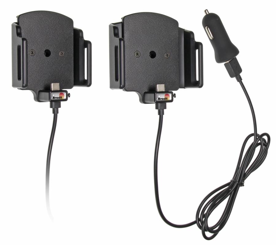 Aktiivipidike käänt tupsyt säädettävä leveys 62-77mm paksuus 6-10 mm USB-C