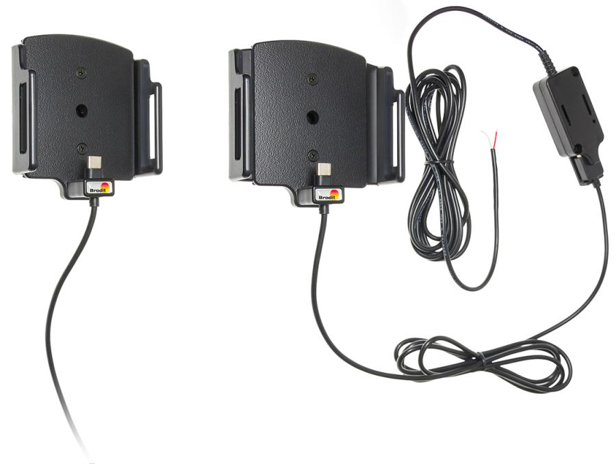 aktiivipidike kiinteä asennus 2 A USB-C säädettävä leveys 75-89 mm paksuus 9-13 mm