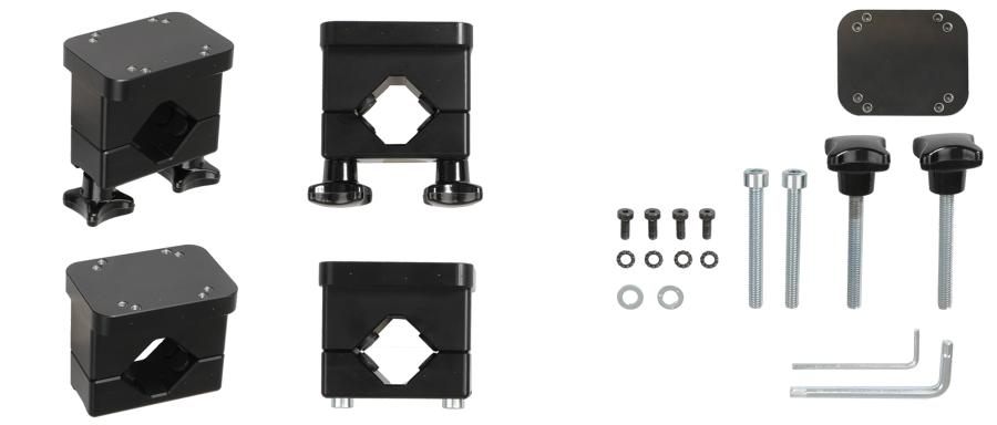 Brodit 216114 Pipe Mount with mounting plate
