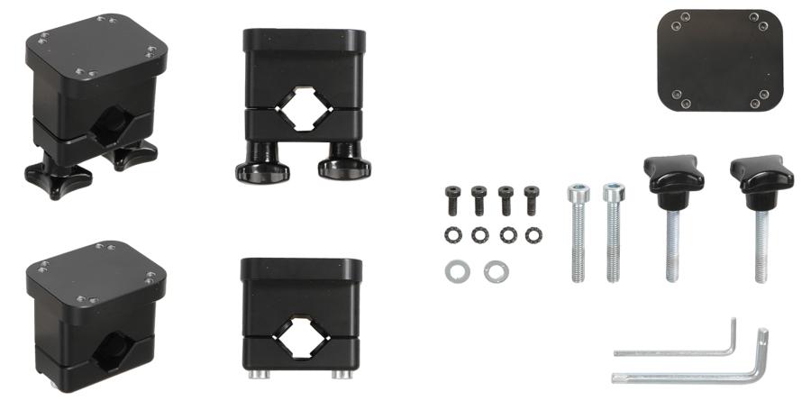 Brodit 216107 Pipe Mount with mounting plate