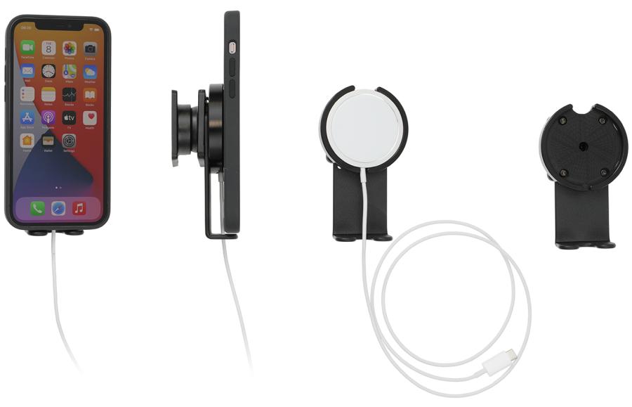 Brodit 216176 Laddare fäste med kulled tuki MagSafe Apple iPhone 12/Mini/Pro/Pro Max