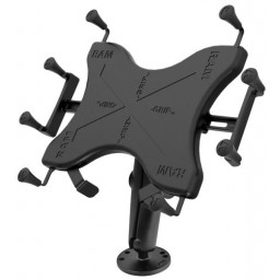 X-Grip teline kiinnitysvarrella 10" tablettiteline säädettävä. Varsi 135 mm