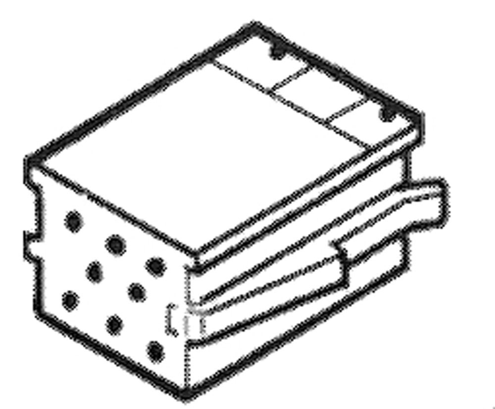 Mini ISO connector, yellow