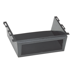 Under-dash radio housing, 1-DIN