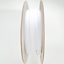 Kabelstrumpa i polyester 12-25 mm, vit, -60 °C till +155 °C, 100 m rulle