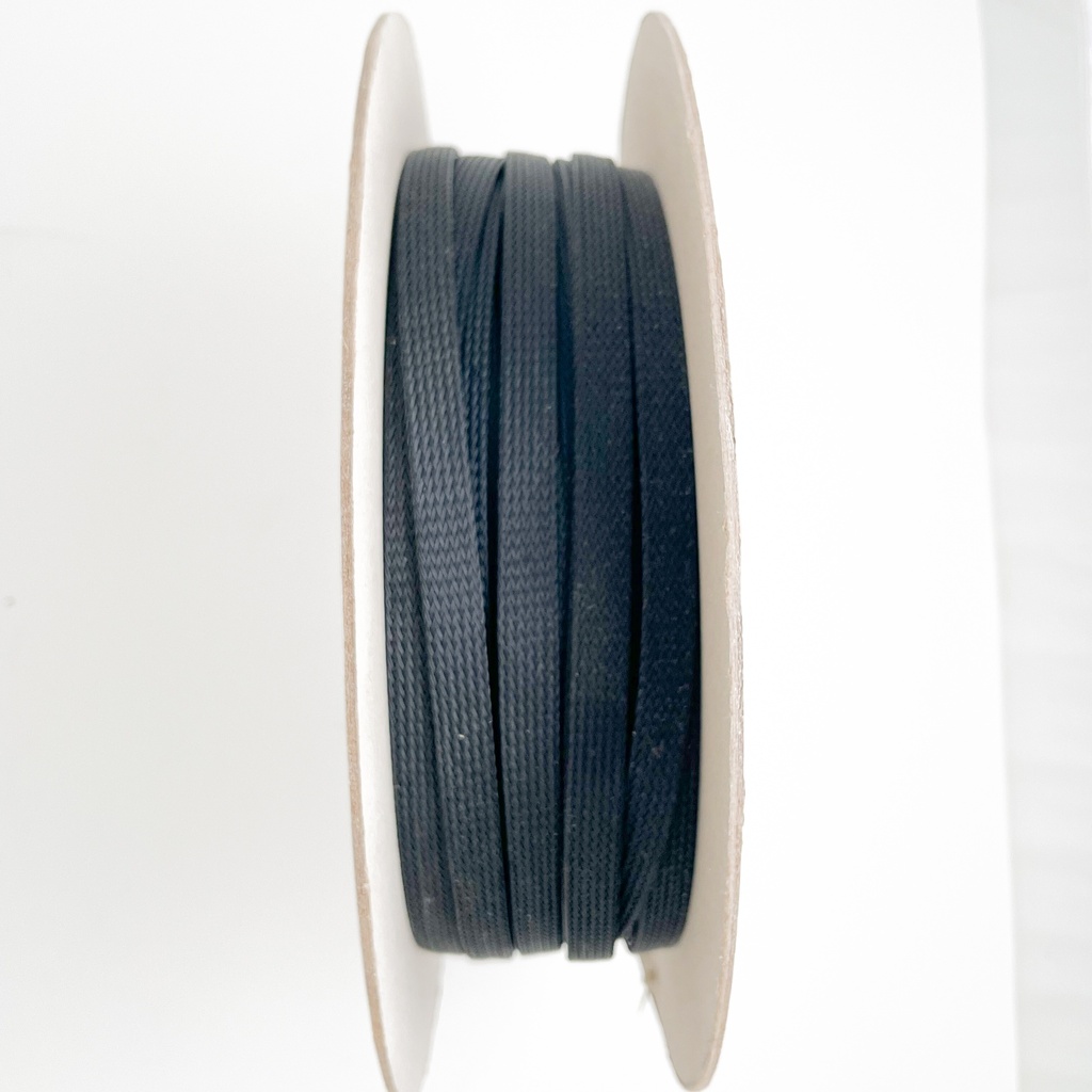 Polyester cable sleeving 12-25 mm, black, -60 °C to +155 °C, 100 m reel