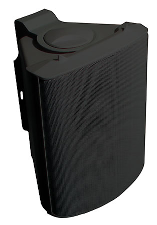 Kapslad högtalare 130 mm 8 ohm/100 V svart, IP54, 50/80 W W+T