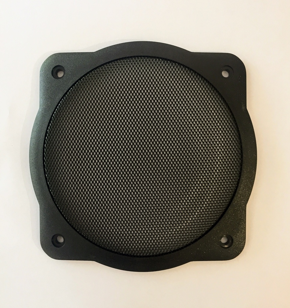 Speaker grille 130 mm/5.25 in with mounting tabs