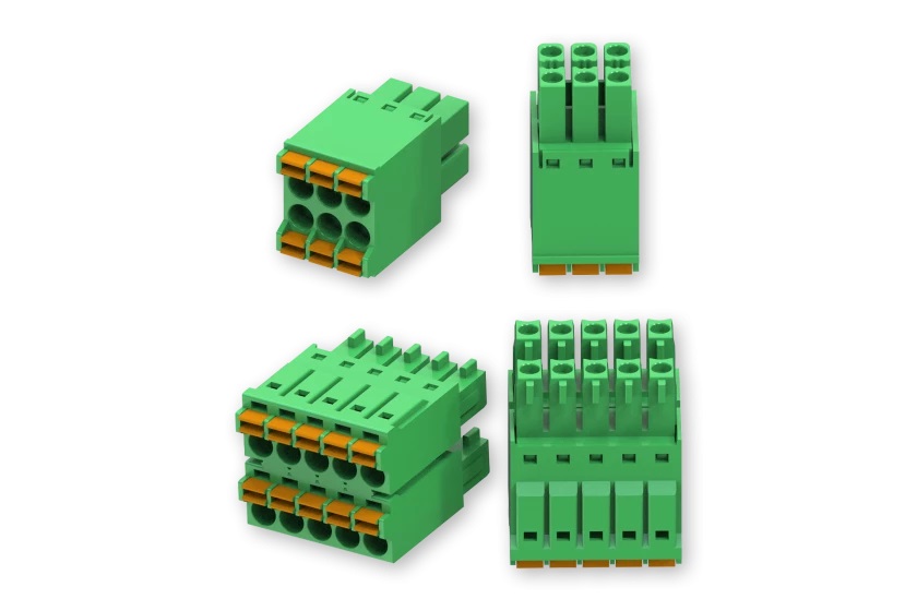 RUT955/956 connector kit 2×5-pin I/O and 2×3-pin RS485