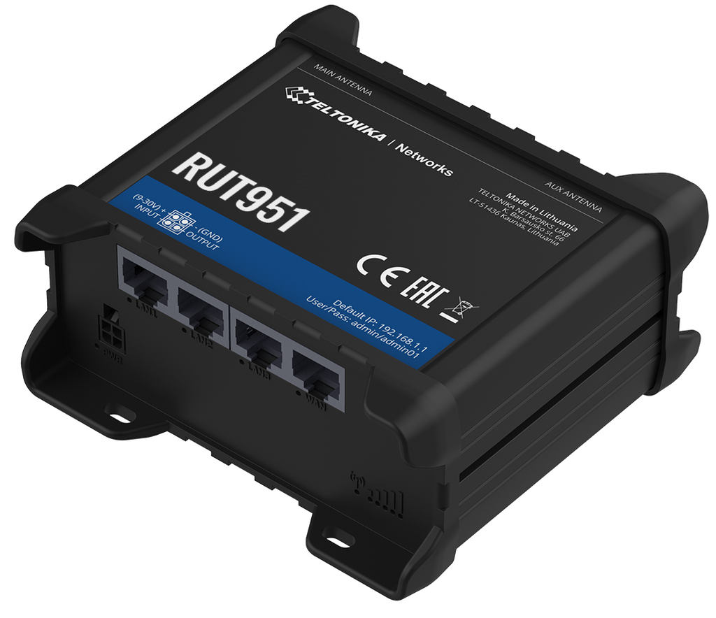 4G/LTE/WiFi -reititin Cat4 2 SIM paikkaa, ulkoiset antennit