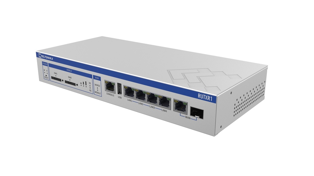 4G-reititin SFP/Kuitu WiFi5 2xSIM räkkiasennettava CAT6