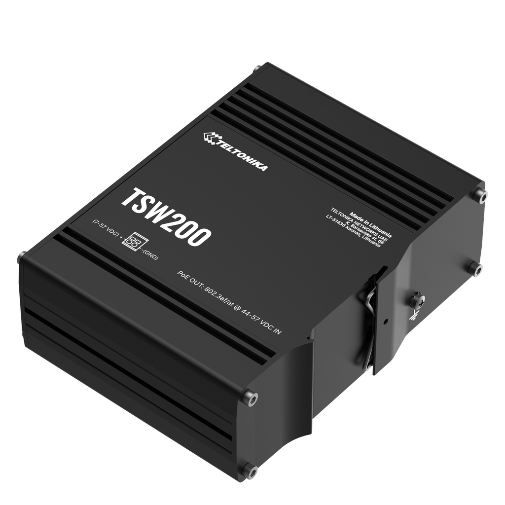 8 porttinen kytkin 1GB POE+, SFP 802.3af/at, ei virtalähdettä