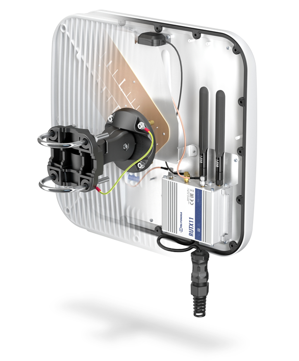 QuMax kapsling med integrerad 4G-antenn RUT200/241/901/951/906/956/x09/m09/x11/m11
