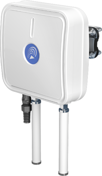 QuMax enclosure RUT360/361 reittimelle with integrated 4G and WiFi antennas