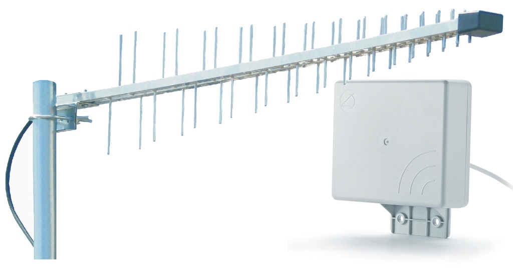 passiv 4G/5G-repeater VSS 10 m kabel Calearo 8610128+Iskra P-60+adapter