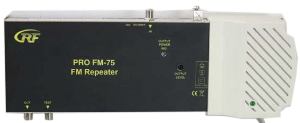 FM-radio repeater 88-108 MHz gain 65 dB(max)