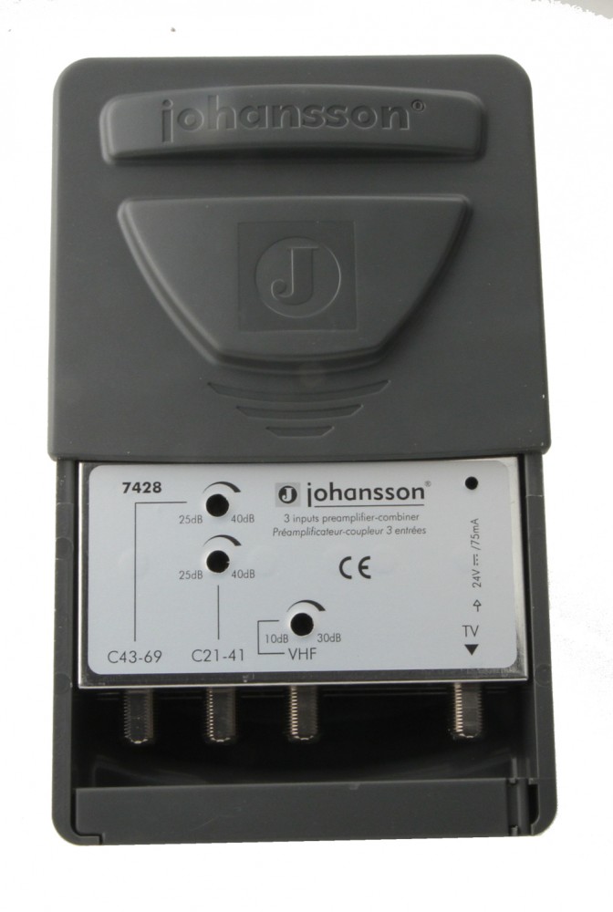 Mastovahvistin VHF/K21-41/K43-69 V10-30dB/U25-40 POISTO