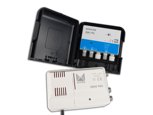 Masthead amplifier UHF 32 dB 1 input +verkkol. 24 V, LTE700
