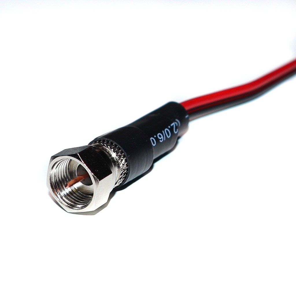 DC-johto F-liittimellä 20 cm