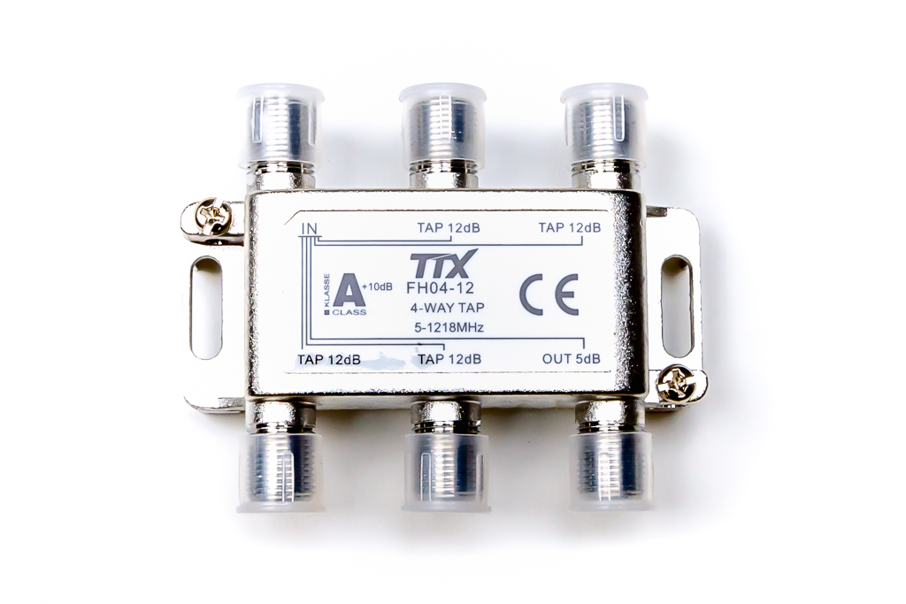 Avtappare 1/4 5-1300 MHz 12 dB Docsis 3,1 -kompatibel