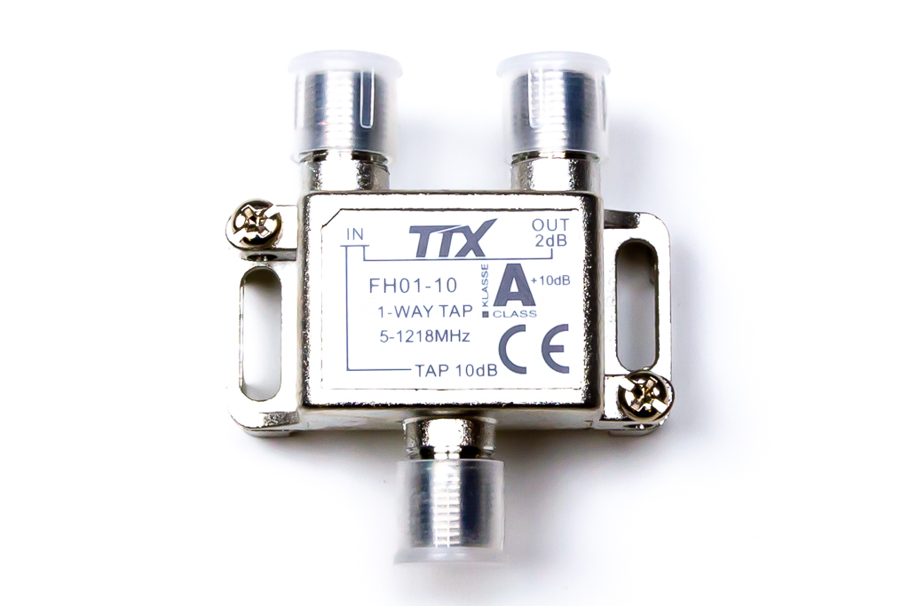 Avtappare 1/1 5-1300 MHz 10 dB Docsis 3,1 -kompatibel