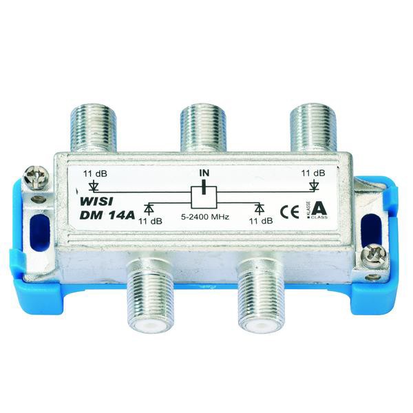 Fördelare 1/4 47-2400 MHz