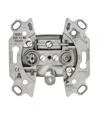 Multimediarasia ketjutett. 14dB F-liitin