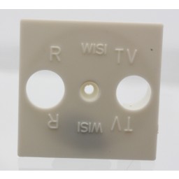 Centrumplatta för antennuttag WISI 48×48 mm