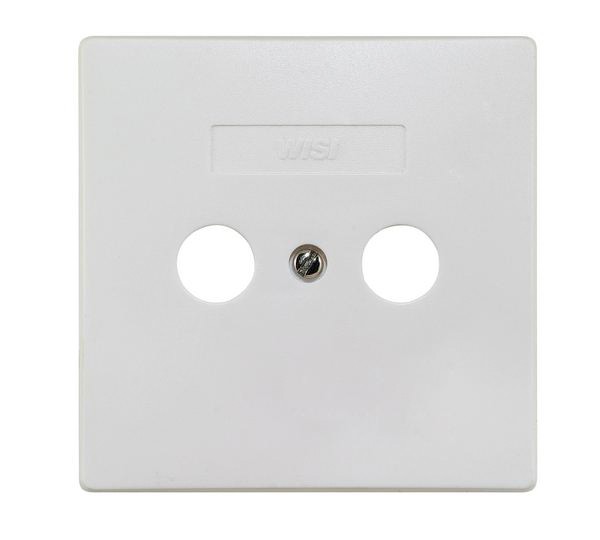 Täckplatta för antennuttag 75×75 mm för uttag DD99