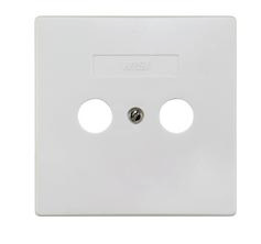 Täckplatta för antennuttag 75×75 mm för uttag (bas DD99K)
