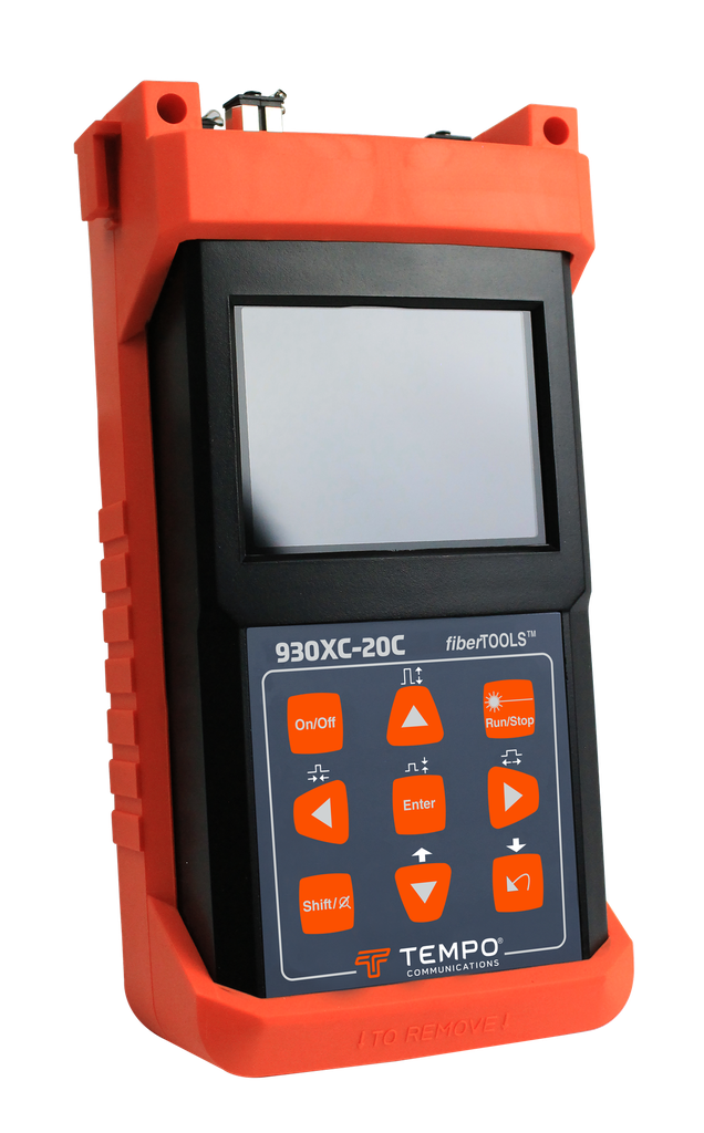 OTDR fibre tester, SC/APC, single-mode 1310/1550 nm, 35 dB, 1 m event dead zone